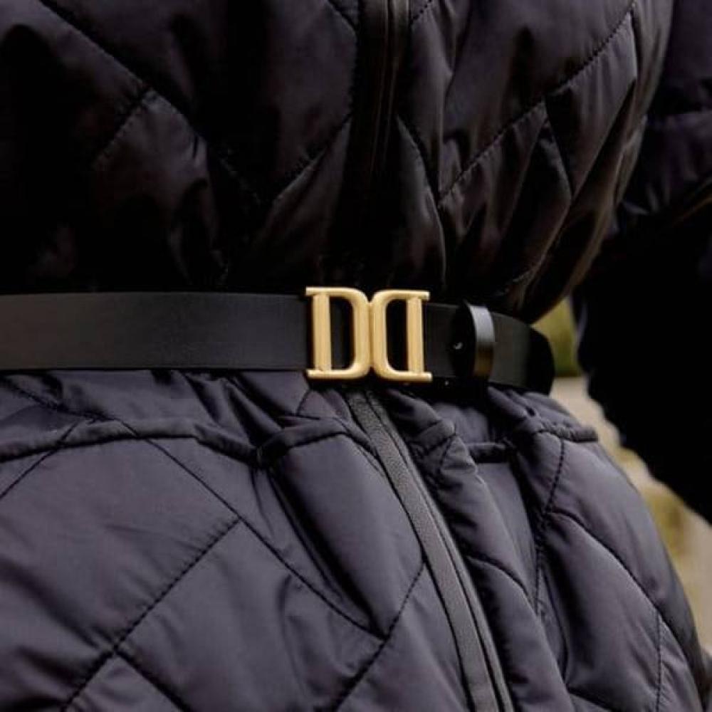 

DakS Black Leather Hook Women S Belt 25mm Dbbe4e793bk Single option