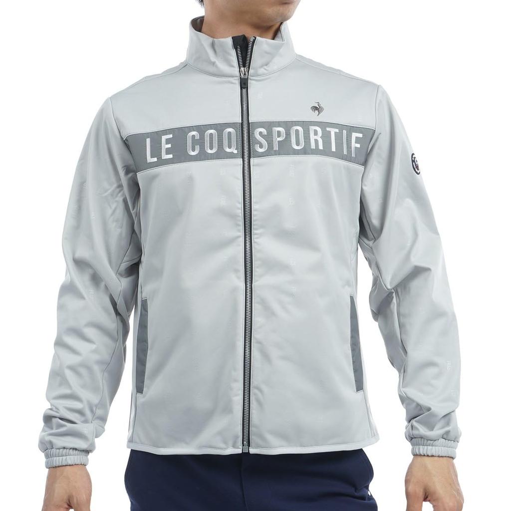 Le Coq Sportif Golf Stretch Forcer Cut and GY00 Full-Zip Sew, Bonded, Fleece-Lined, Windproof, Warm, Water-Repellent, Lightweight, Elegant, Golf,