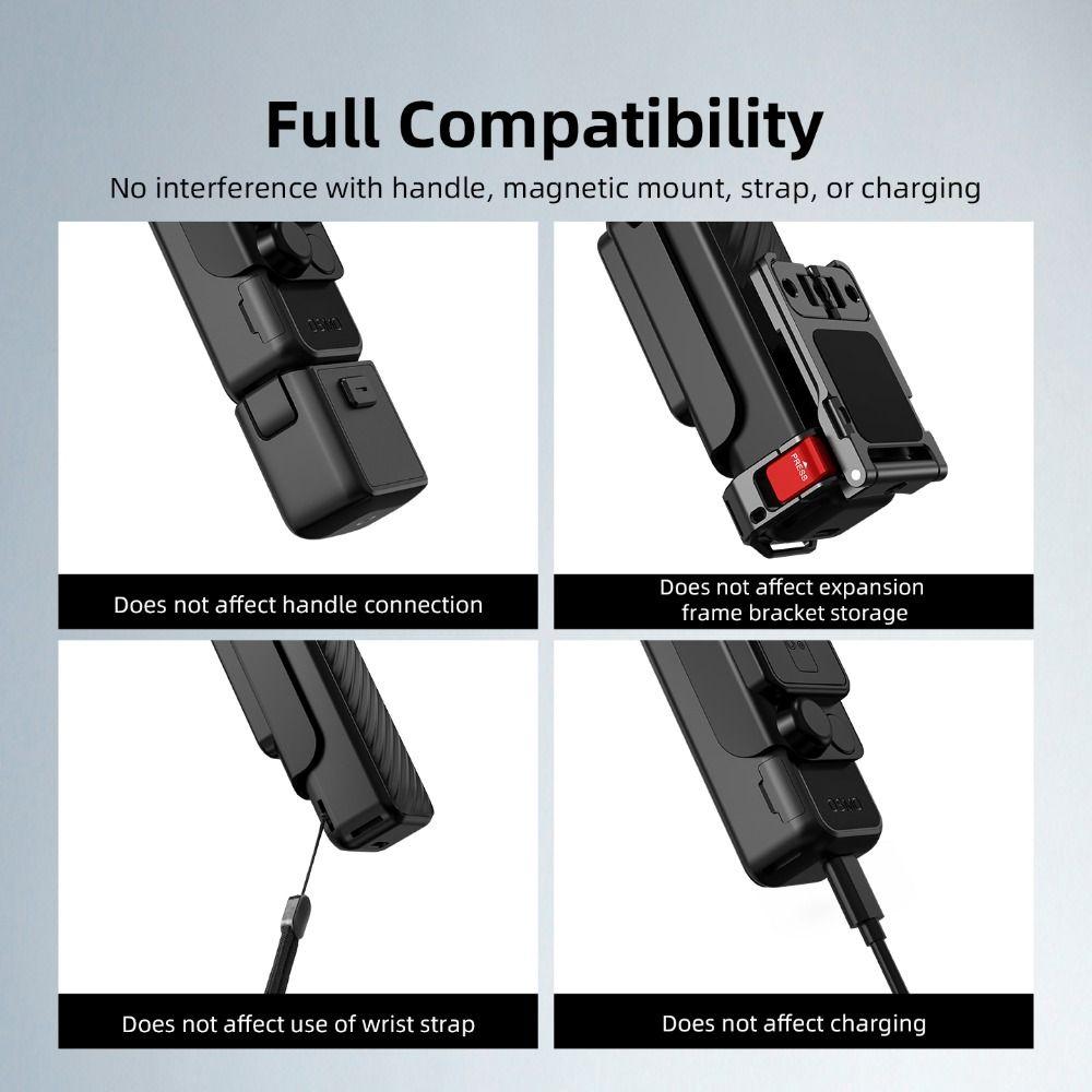 Kratzfester Bildschirmschutz Tragbare Objektivabdeckung für DJI Osmo Pocket 4P Gimbal Kamera Zubehör