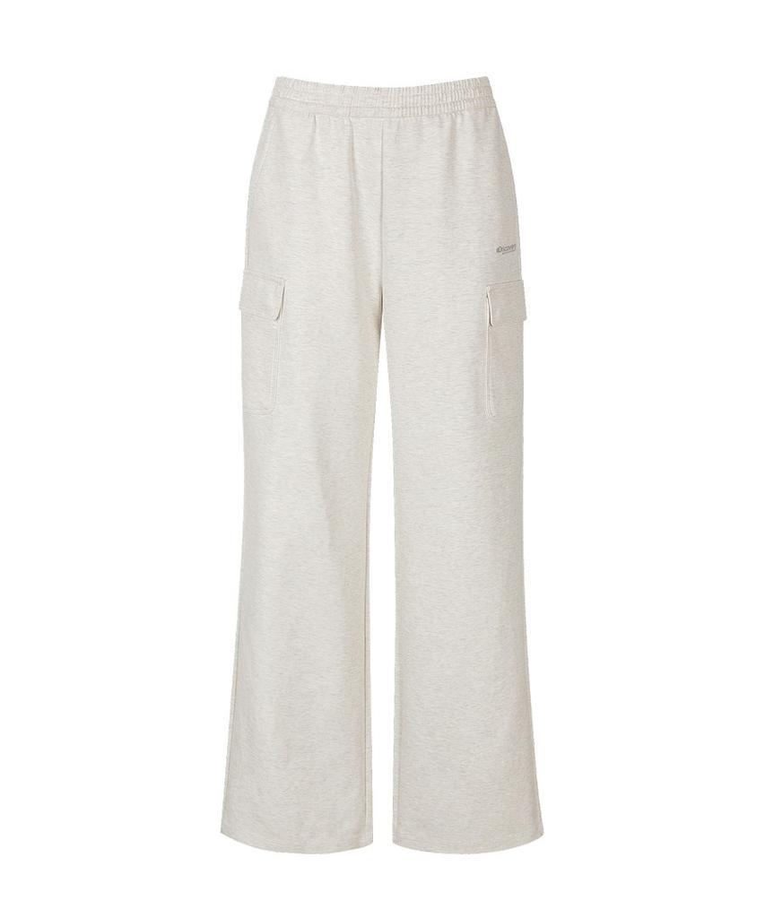 DISCOVERY EXPEDITION Women'S Tech Knit Training Semi-Wide Cargo Pants (M/Ivory)