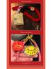 Golden Rich Long-Eared Rabbit Plush Doll with Bow and Princess Skirt - Valentine's Day Charm