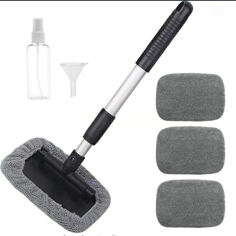Telescopic Car Windshield Cleaning and Defogging Brush Set