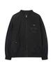 Deobiakaibeu Men'S Patch Quilted Jumper Black