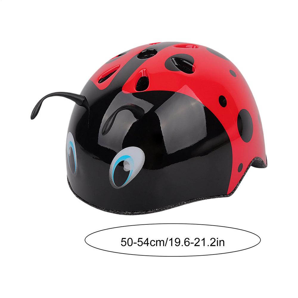 Bicycle Helmet Protection Cartoon 3D Ladybug Shaped Child Helmet Safety Trendy Skateboard Electric Bicycle Helmet supplies