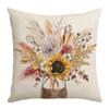 New Thanksgiving Autumn Cushion Pumpkin Maple Leaf Sunflower Home Cushion Pillow Cover