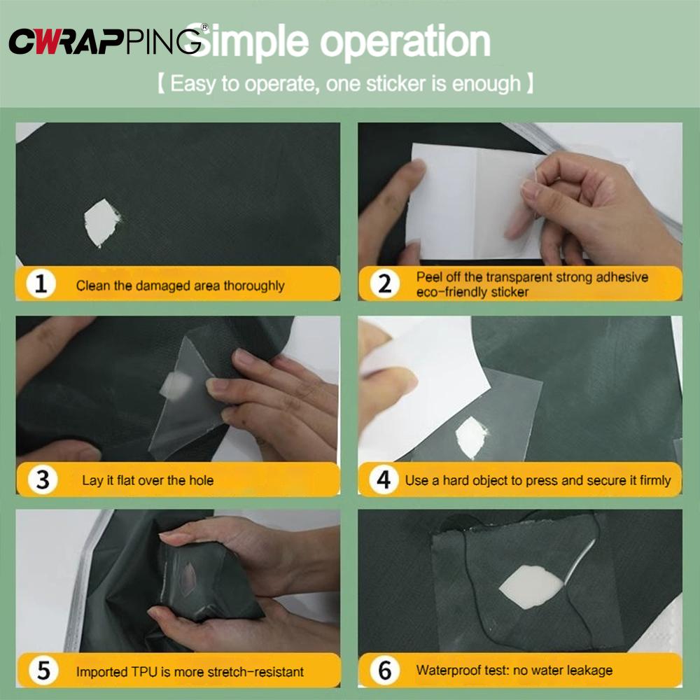 TPU Transparent Waterproof Swimming Ring Repair Tape Children's Iatable Boat Toy Patch Waterproof Rubber Tape for Pool Repair