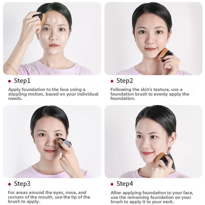 55 Magic Foundation Brush Petal Brush Makeup Brush Portable Makeup Brush Makeup Brush Set Beauty Makeup Tool