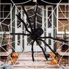 30/50/75/90/125/150/200cm Halloween black lifelike Okumo decoration haunted house props indoor and outdoor giant decoration.