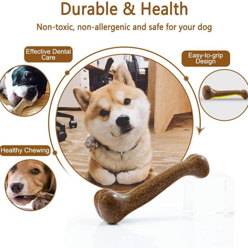 Dog Beef Flavor Bone Toys for Small Medium Large Dogs Non-Toxic Anti-bite Puppy Toys Pet Chew Dental Care Toys Dog Accessories