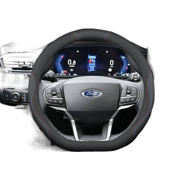 Steering Wheel Cover for Ford: Fits Mondeo, Edge, Explorer, EVOS, Focus, Territory, Yuyue, Quan Shun