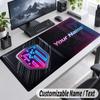Custom Name Text Mouse Pad Atletico Madrid FC Personalized Desk Pad For Work And Gaming