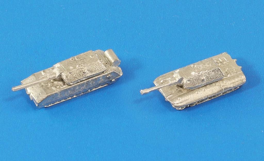 MI Series WW2 German Military Vehicle Set Metal Super Heavy Tank Maus Plastic Model Kit MI11SP Pit-Road 1/700 3 & E-100 (1 Each)