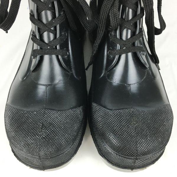 Vintage USA LaCrosse Steel Toe ANSI Z41 PT91 Waterproof Work Rubber Boots 12/29-30 Black(USED)