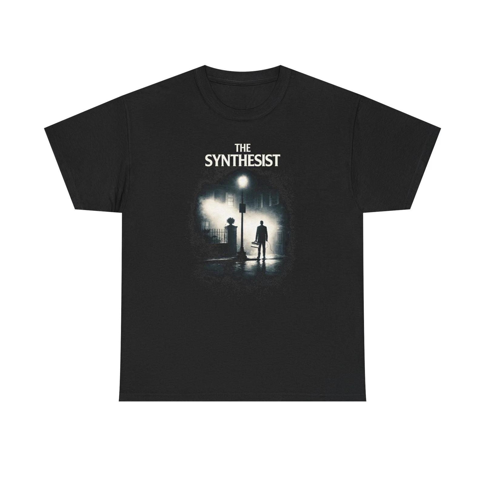 

The Synthesist Tee — Retro Synthwave Nightscape T‑Shirt 4XL
