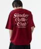 Nasttingijeubeleoldaenmi Coffee Club Tee_Burgundy