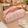 Large Capacity Pencil Case Toast Shape Pencil Pouch Portable Stationery Bag  School Supplies