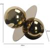 Modern Minimalist Stainless Steel Metal Spherical Ornaments, Abstract Art, Indoor and Living Room Tabletop Ornaments Handicrafts