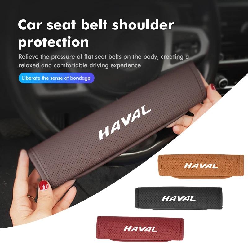 Car Safety Belt Cover Seat Shoulder Protector Pad Accessories For Haval H5 H7 H8 H9 M4 M6 F5 F9 F7X F7H H2S Jolion Great Wall