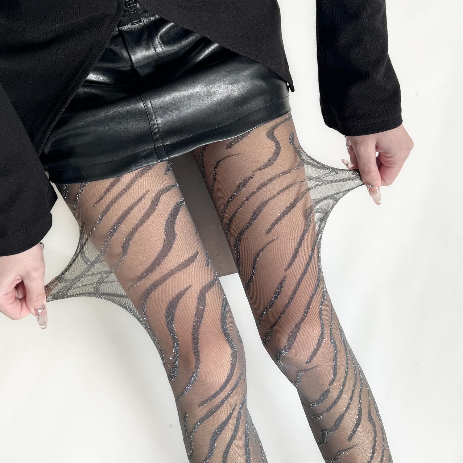

Колготки женские сексуальное нижнее белье серебристые шелковые чулки женские колготки с рисунком зебры высокие чулки колготки обтягивающие женские чулочно-носочные изделия