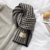 Sub-scarf women's autumn and winter new versatile student knitted wool warm scarf men's trend