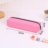 Solid Color Pencil Case, Octagonal Simple Stationery Box, Student Large-capacity Stationery Pencil Case, Advanced Text