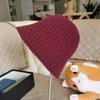 New Winter Hat Ins Wind Japanese Bucket Hats Korean Version Cute Knitted Hats Wool Bucket Hat For Women Mother Mum Gift