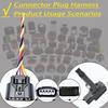 Massenluftstrommesser MAF Sensor Kabelbaum Stecker Ersatz Für Honda 08-12 Accord 2.4L,10-18 CR-V 2.4L,12-18 Civic,12-15 Crosstour Acura,13-18