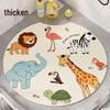 Children's Non-slip Cartoon Bathroom Mat with Suction Cups