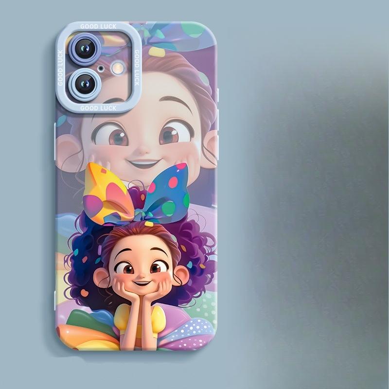 Princess Is Suitable for Apple 16promax Phone Case, Anime 15plus, Cartoon 14, Silicone Soft Case and 13mini