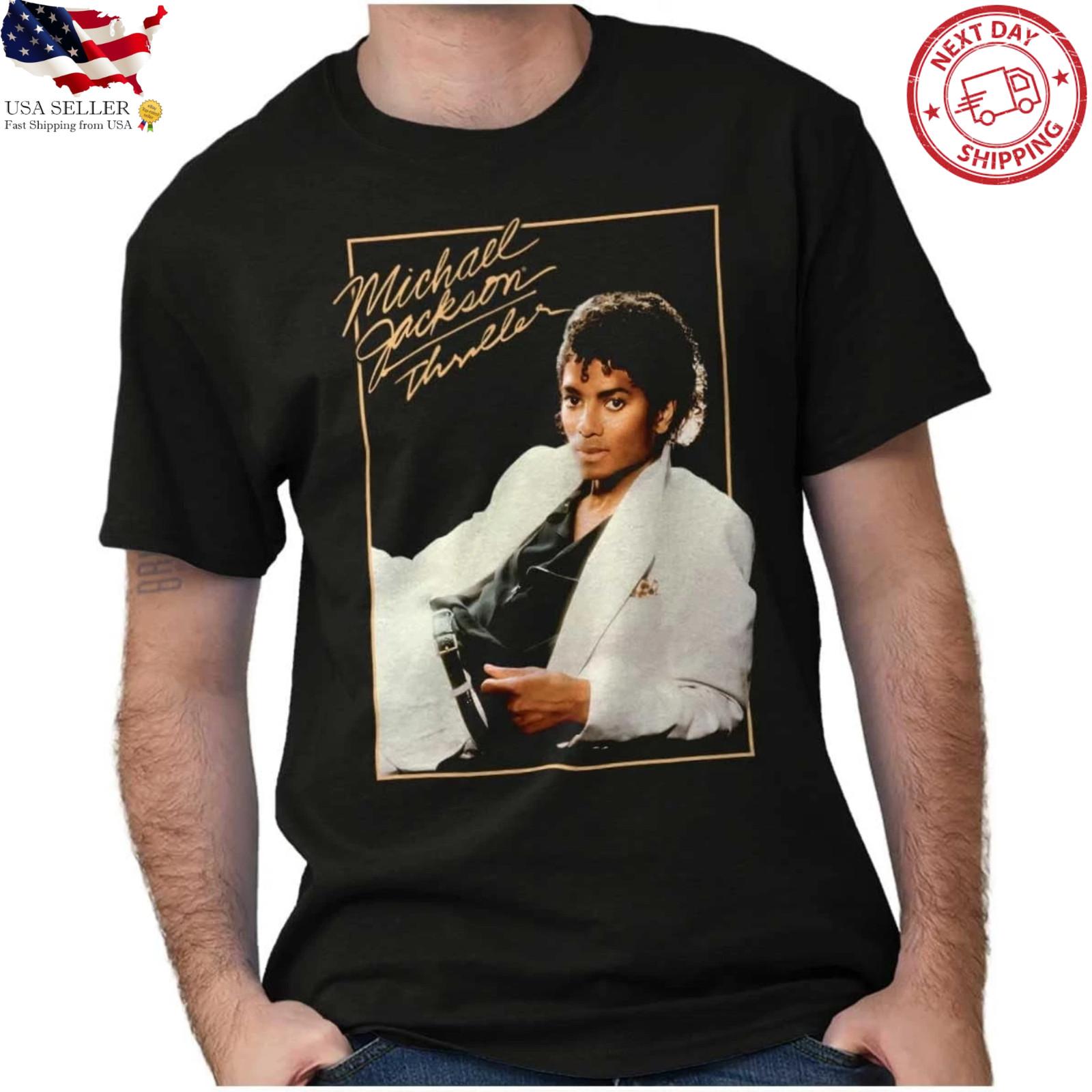 Michael Jackson Thriller Shirt Vintage Album Cover Graphic Tee M