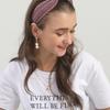 LALA Ethnic Hairband-WINE#