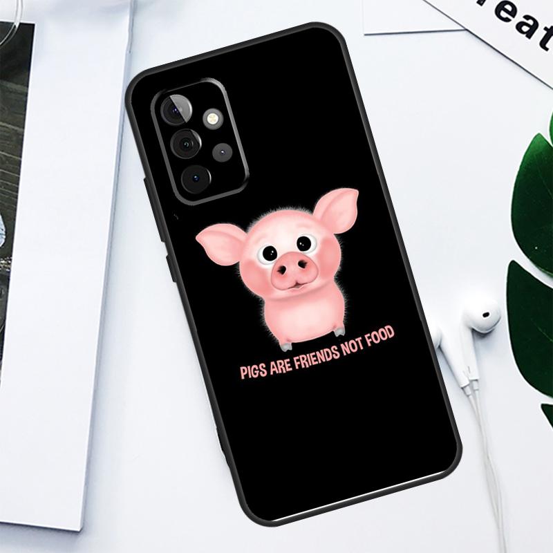 Vegetarian VEGAN ANIMAL LOVE VEGGIE For Samsung Galaxy A52 A22 A32 A54 A34 A14 A55 A35 A15 A53 A33 A13 A05 A06 A16 Phone Case