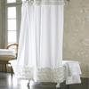 Elegant Lace Polyester Shower Curtain