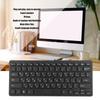 Topiky USB Keyboard, 78 Keys Russian German French Wired Computer Keyboard Mute Ultra-Thin Desktop Keyboard for Office or Home Use (Russian)