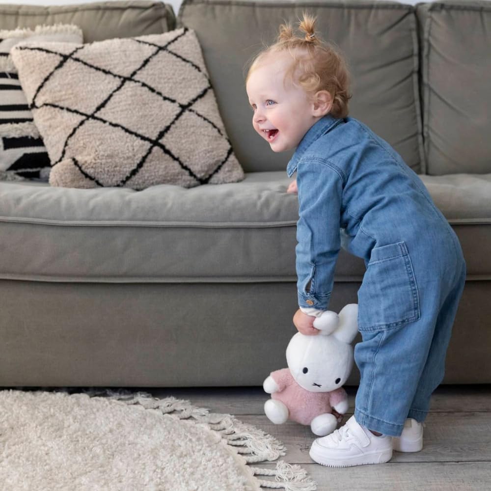 DADWAY Miffy Plush Toy, 25cm, Fluffy, Pink, TYMIFNIJN914