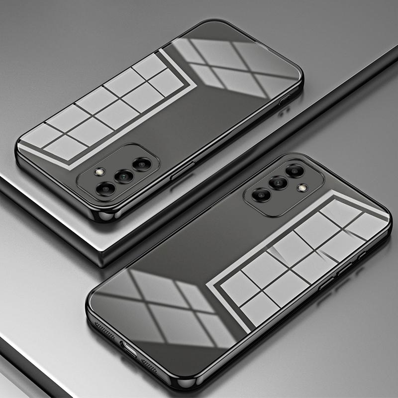 

For Samsung Galaxy A05s 4G TPU Case Electroplating Shockproof Phone Shell Black