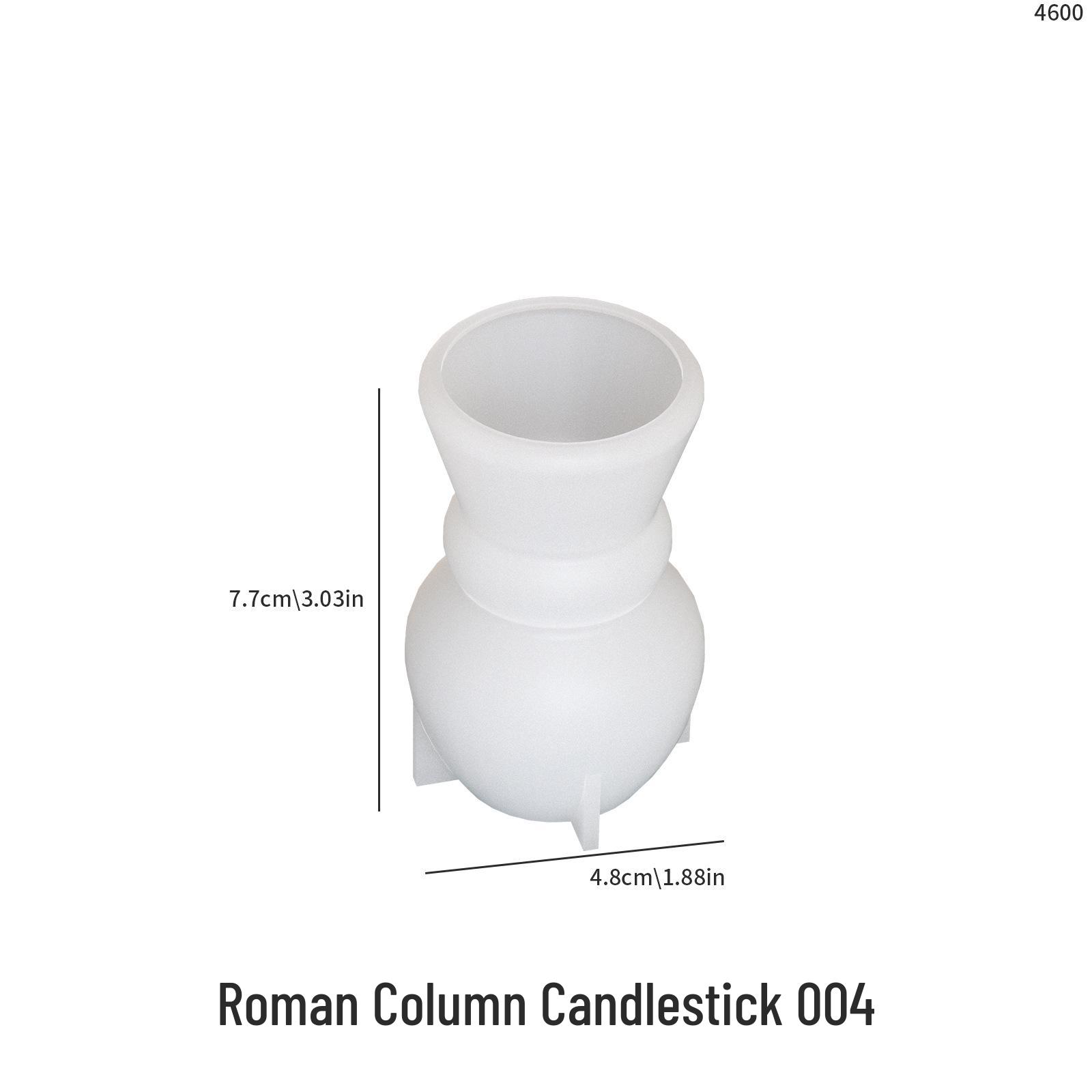 

Poppy Roman Column Silicone Mold for DIY Scented Candles and Tabletop Gypsum Crafts