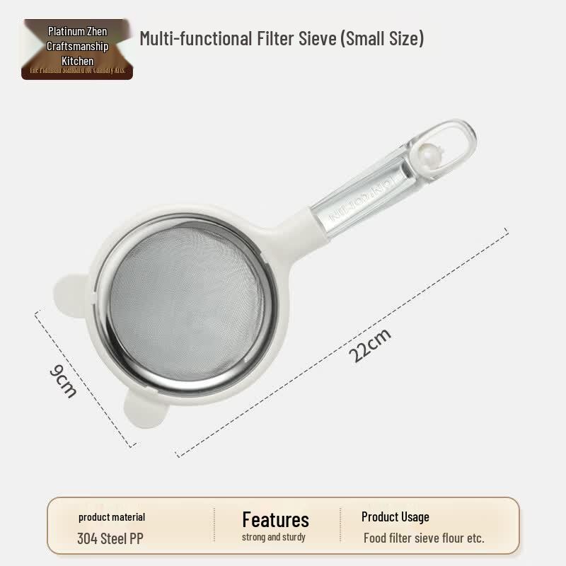 304 Stainless Steel Handheld Flour Sifter