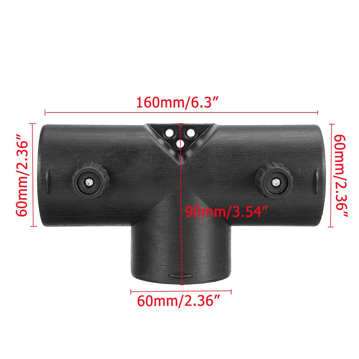 

Воздуховод вентиляционный Т-образный коленчатый патрубок выпускной трубы соединительный элемент 60/75 мм для дизельного стояночного обогревателя Webasto аксессуар