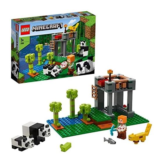 LEGO Minecraft Panda Nursery School 21158 Toy Block Present Animal Animal Town Building Boys Girls 7 Years Old and Over