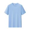 Desang Linen Cotton T-shirt Summer Round Neck Bottoming Short Sleeves