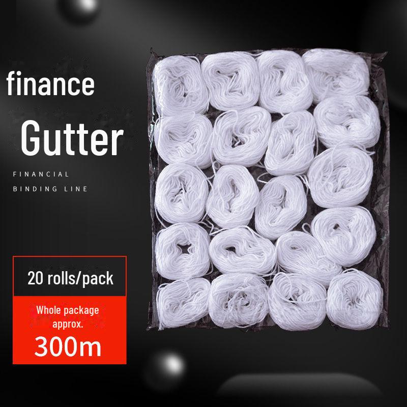 

Financial Accounting Book Binding White Cotton Thread