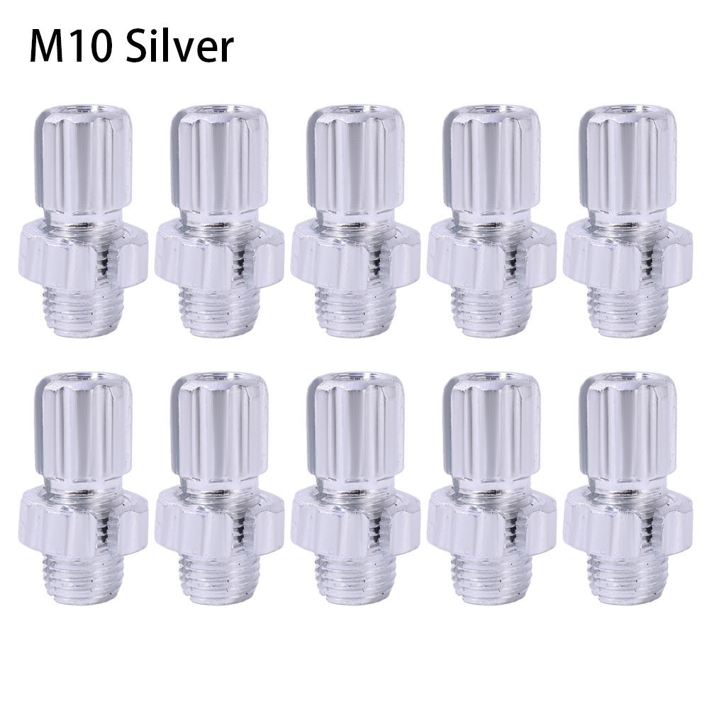 10Pcs Aluminum Alloy Brake Lever Bolts M7/M10 Adjusting Nuts Durable Bicycle Brake Screws