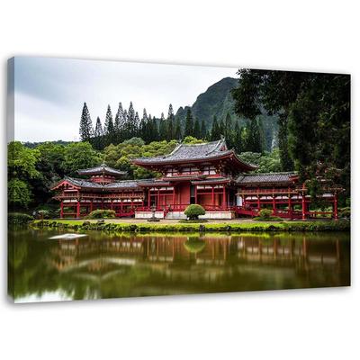 Canvas Print, Japanese Temple