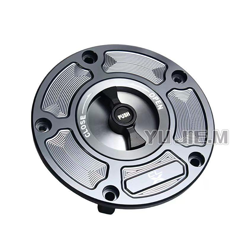 CNC Motorcycle Fuel Gas Tank Cap Cover Fuel Filler Keyless Cover Protections For CLX 250 700 CLX 250CL-X 700CL-X ALL Years