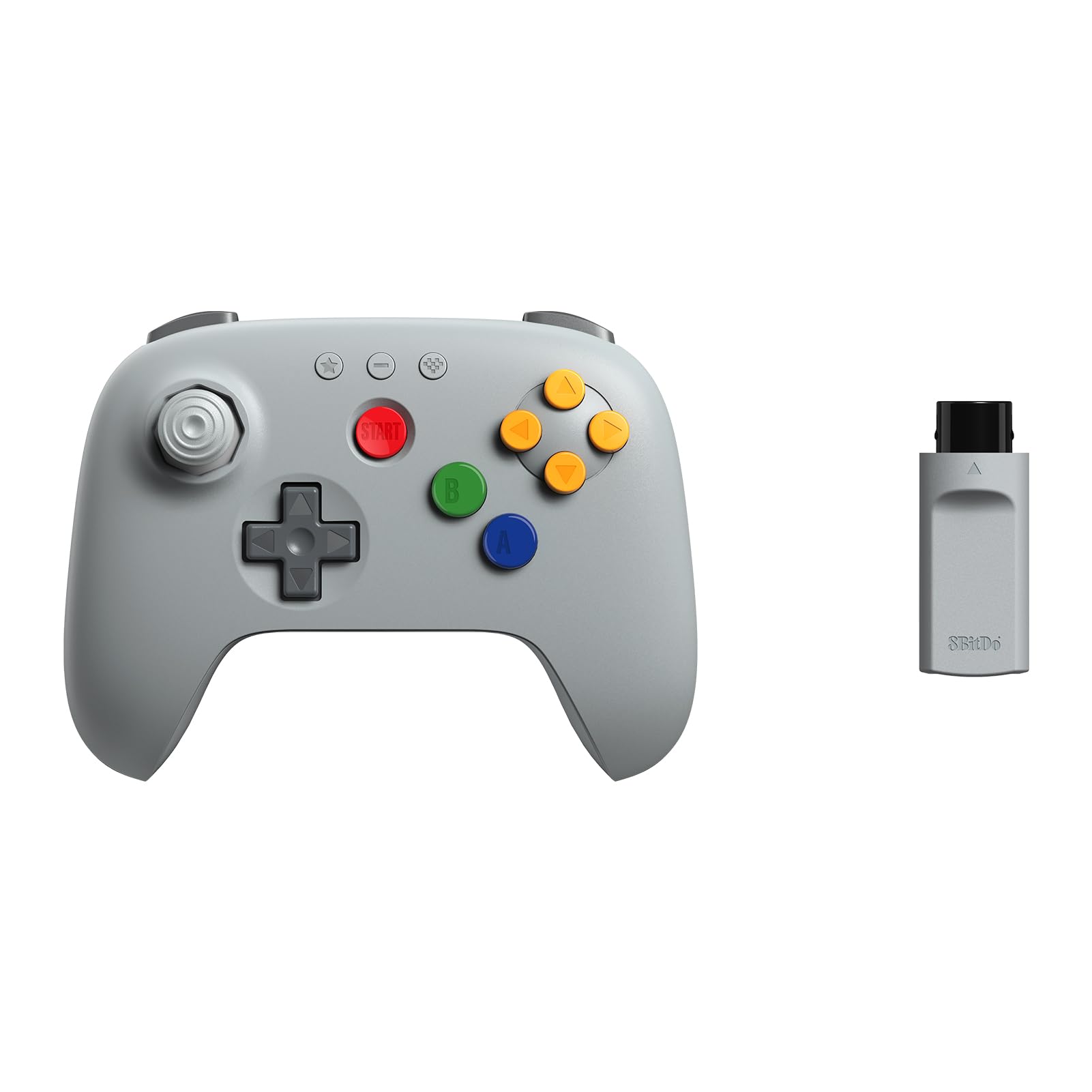 8BitDo 64 Wireless 24G - Classic Grey - Wireless Controller - Nintendo 64 - Bild 4