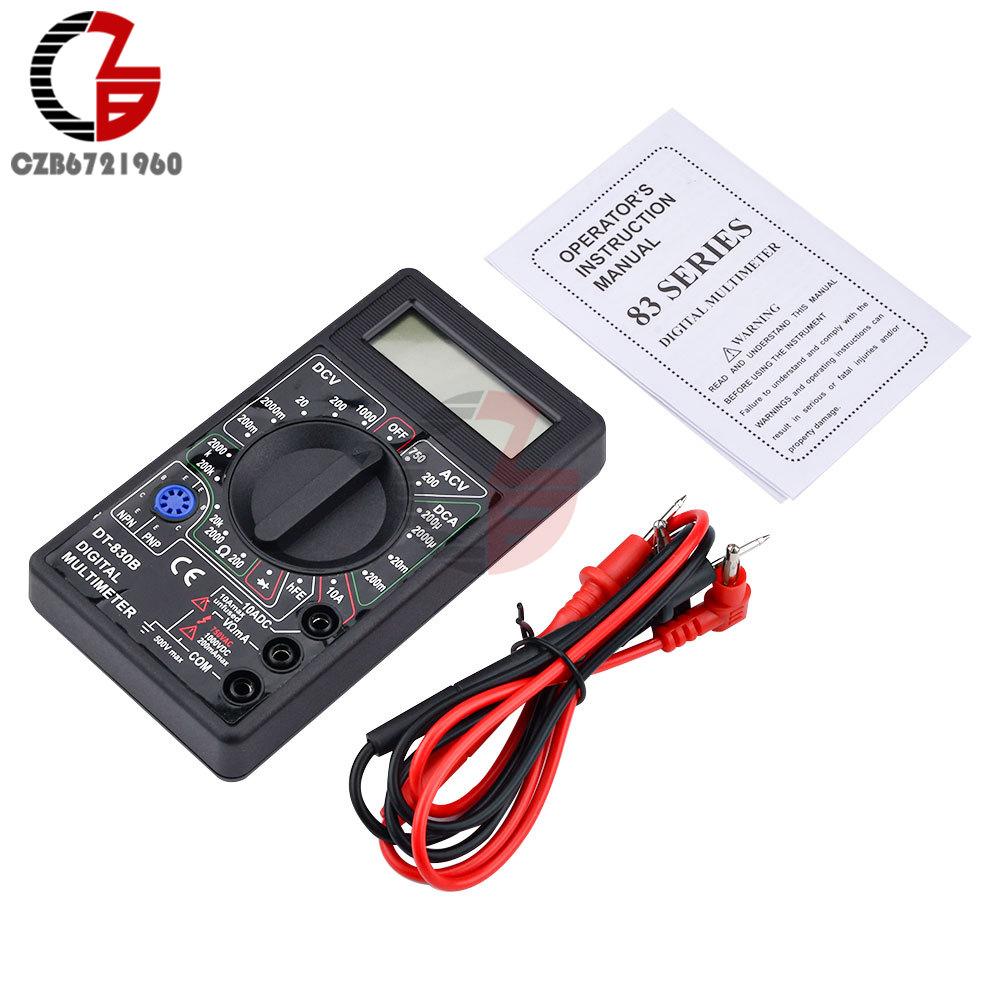 Digital Multimeter Tester DT830B Electrical Voltmeter Ammeter Portable Volt Multi Meter Car Battery Tester Circuit Tester