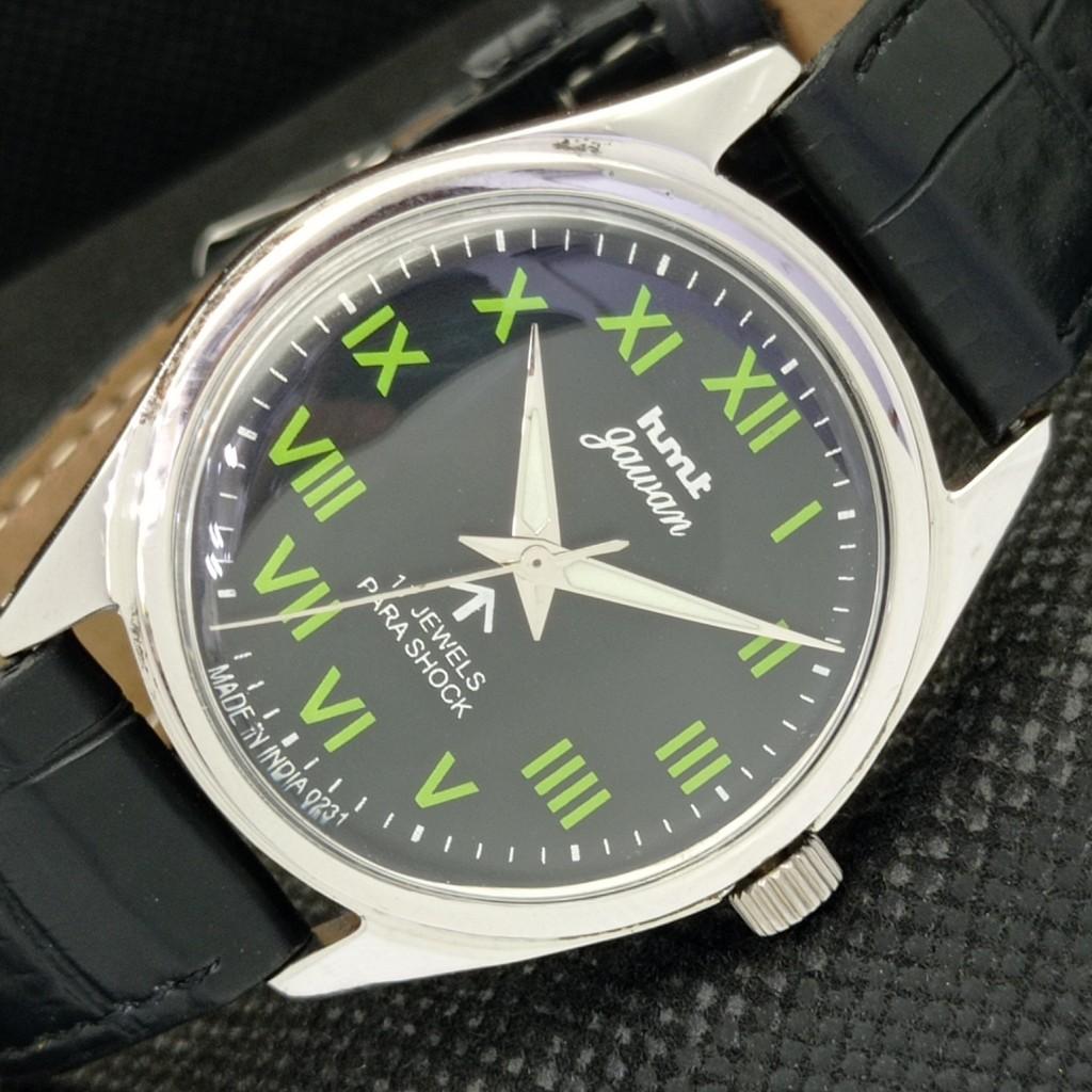 

USED HMT JAWAN INDIAN MENS MECHANICAL WATCH a307327-1 Sku584a-a307327