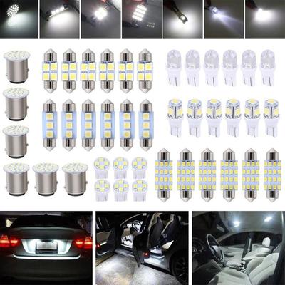 42 Stück Universelles Auto LED Glühbirnen Set, Hochhelligkeits Innenraum Dom Karten Tür Kennzeichenleuchten für Pickup Truck Wohnmobil SUV Limousine