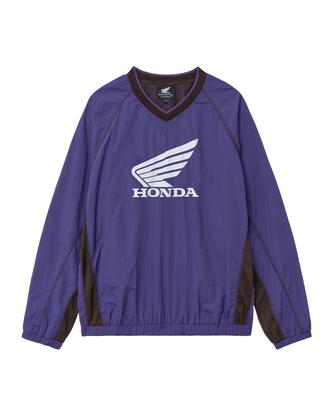 PHYPS MOTORCYCLE Nylon Mesh Block Long Sleeve Purple